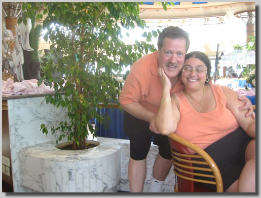Dennis and Ruthie before sailing