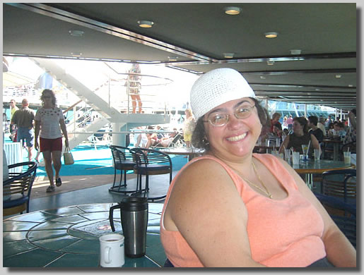 Ruthie at Deck 9 Pool