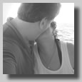 Rooty Jr. and Gush kissing at the big porthole window on deck 5