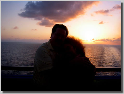 First Sunset in Silhoutte
