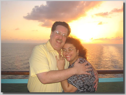 Dennis and Ruthie with Sunset