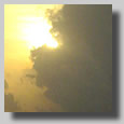 A sunset that I shot from somewhere on the ship.