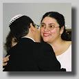 This is the wedding Processional with Rooty Jr. as she is escorted in by Fortuna and Isaac, her parents. She is being kissed by Jonathan.