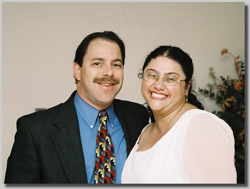 Rooty Jr. smiling away while she poses with my brother-in-law Don Cohen.